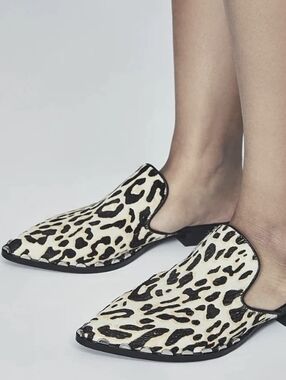 BLEECKER & BOND Simone Leopard Mule SZ 8